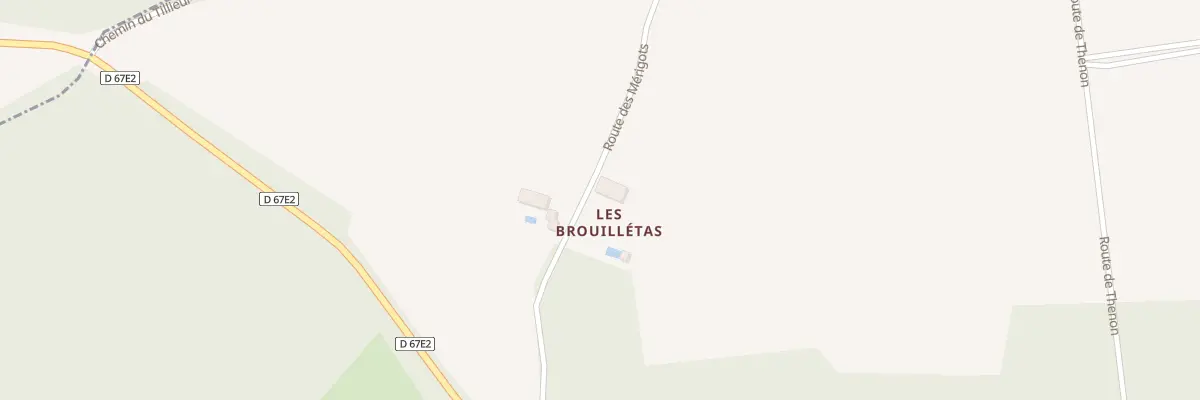 Plan du 9 Les Brouilletas à Gabillou