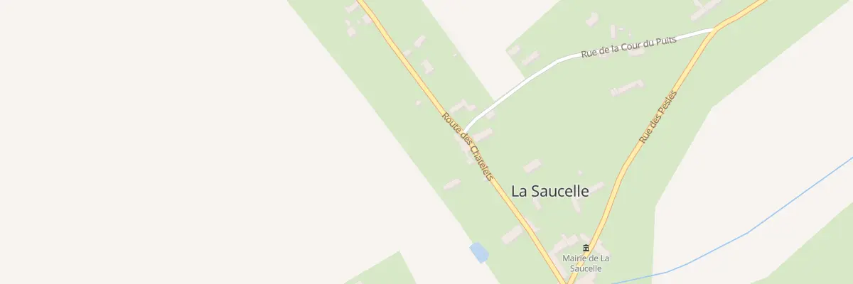 Plan du 3 Rte des Châtelets à La Saucelle