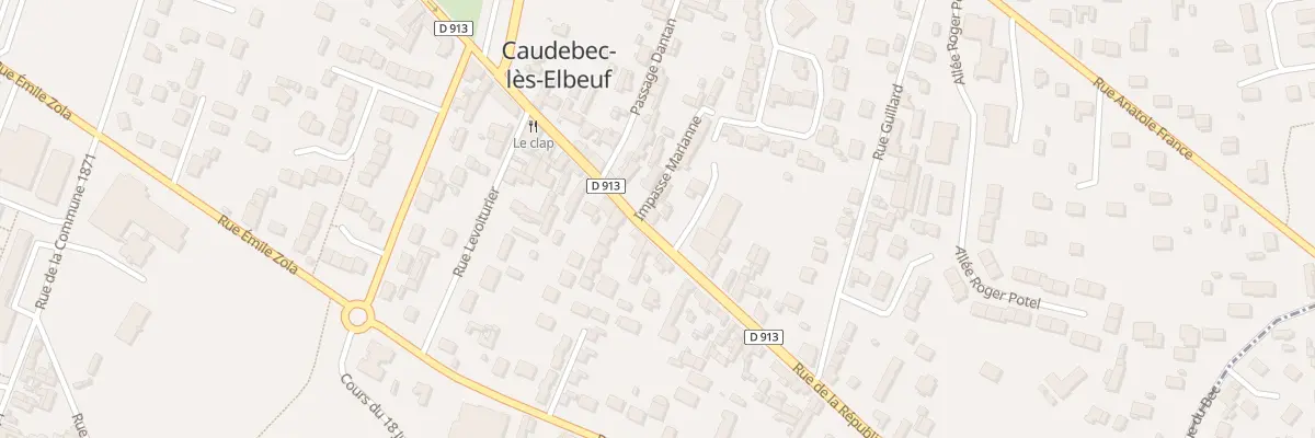 Plan du 26 Rue de la République à Caudebec-lès-Elbeuf