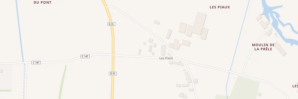 Plan du 5 Les Piaux à Saint-Quentin-sur-Indrois