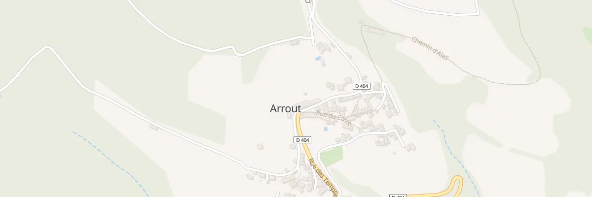 Plan du 20 Arrout à Arrout
