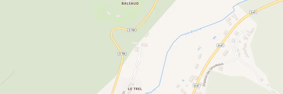 Plan du 383 Calimon aux Eyzies