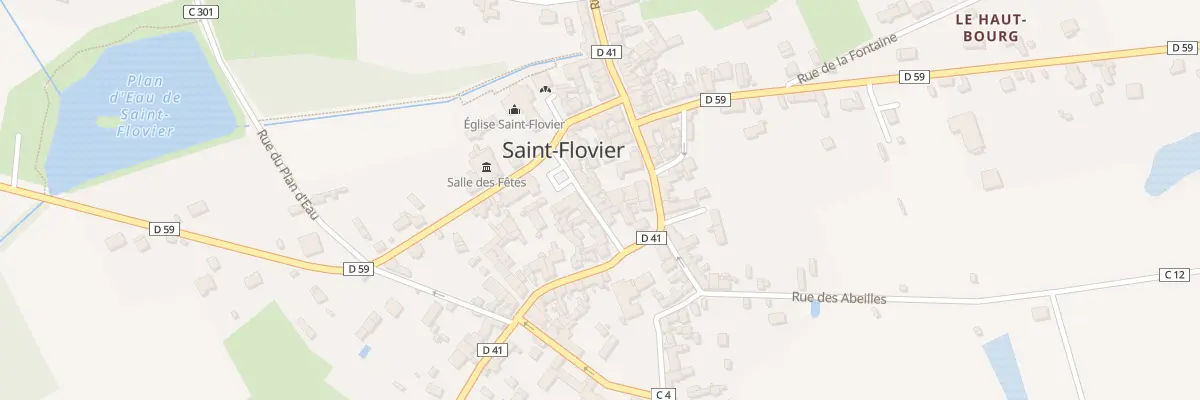 Plan du 13 Rue de l’Eglise à Saint-Flovier