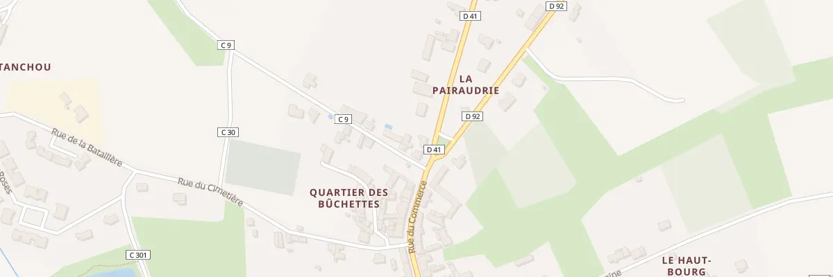 Plan du 3 Rue Sainte-barbe à Saint-Flovier