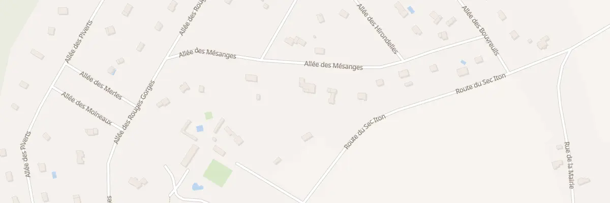 Plan du 10 All des Mesanges au Val-Doré