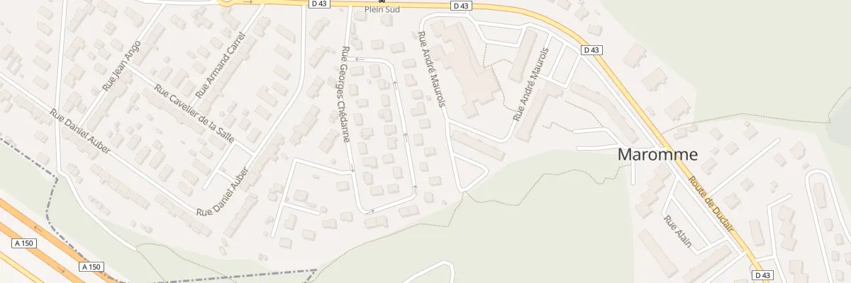 Plan du 22 Rue Georges Chédanne à Maromme