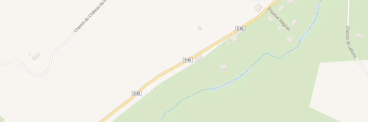 Plan du 57 Magnan à Pouy-de-Touges