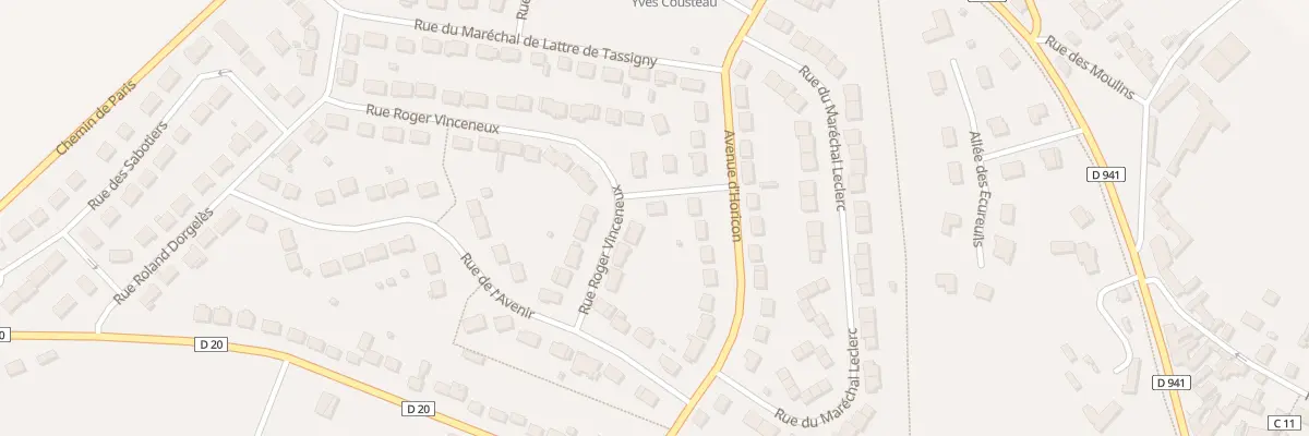 Plan du 1 Rue Traversiére à Senonches
