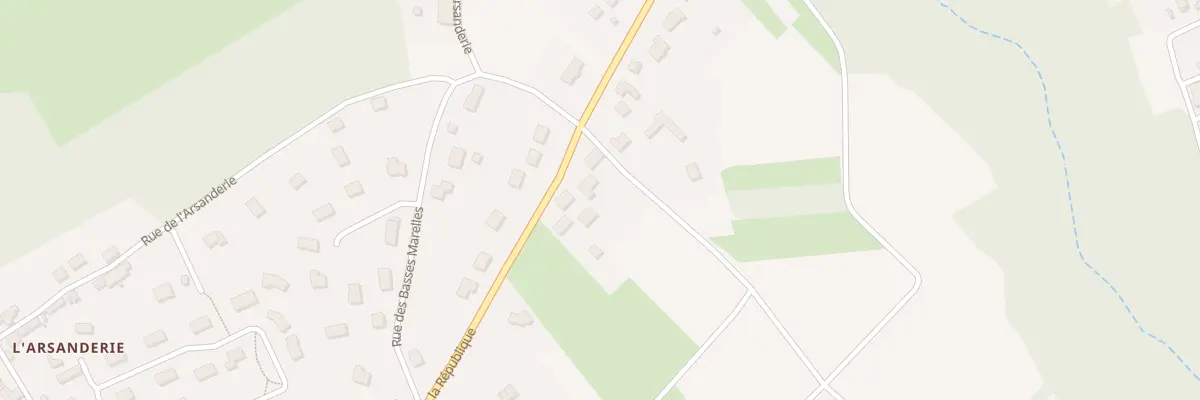 Plan du 33 Rue de la République à Chargé