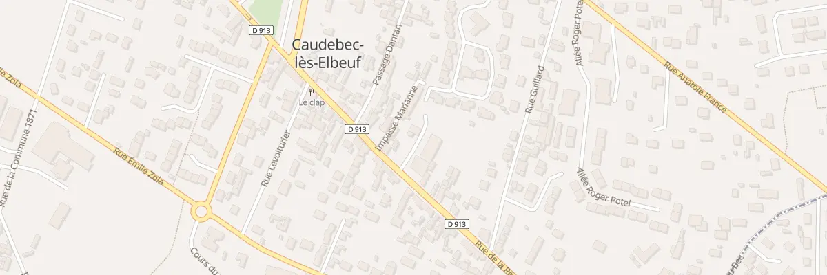 Plan du 24T Rue de la République à Caudebec-lès-Elbeuf