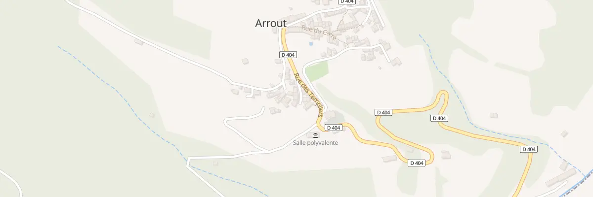 Plan du 14 Pouech à Arrout