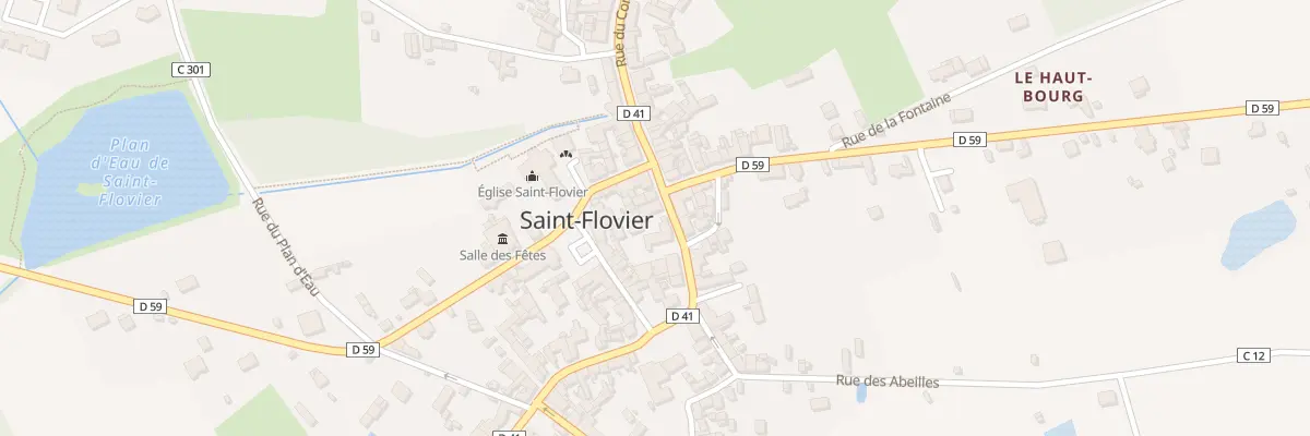 Plan du 2 Rue de la République à Saint-Flovier