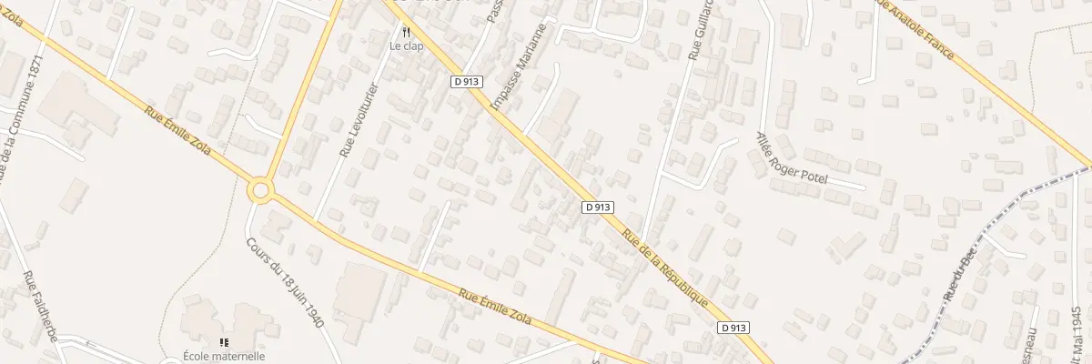 Plan du 63 Rue de la République à Caudebec-lès-Elbeuf