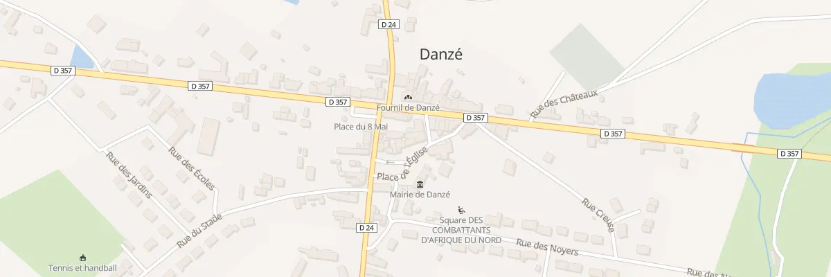 Plan du 11 Pl de l’Église à Danzé