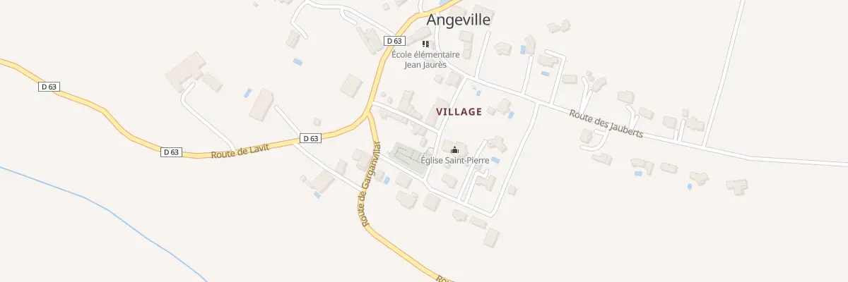 Plan du 87 Rue de l’Église à Angeville
