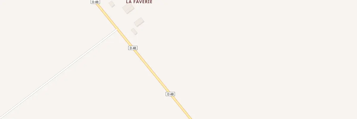 Plan du 1 Lande de la Faverie à Oradour-Saint-Genest