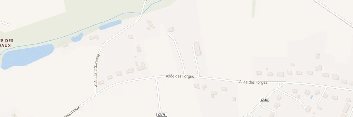 Plan du 46 All des Forges à Ferrière-sur-Beaulieu