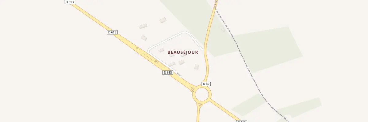 Plan du 128 Beausejour à Claville