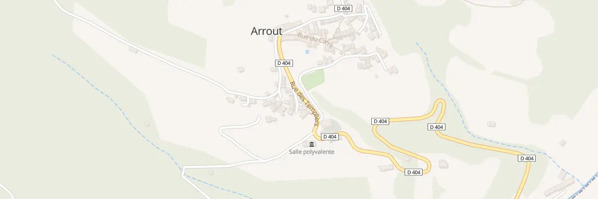 Plan du 54 Pouech à Arrout