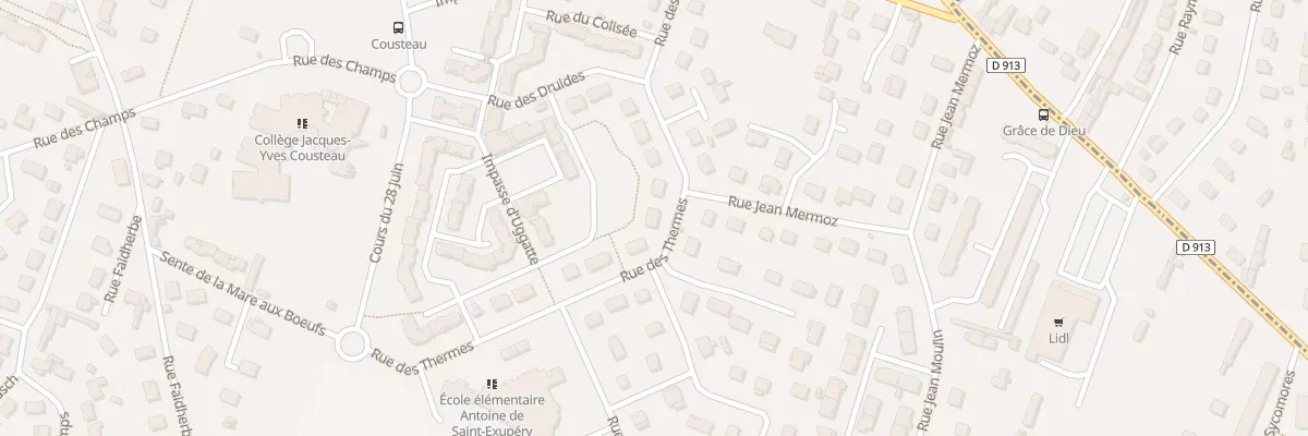 Plan du 228 Rue des Thermes à Caudebec-lès-Elbeuf