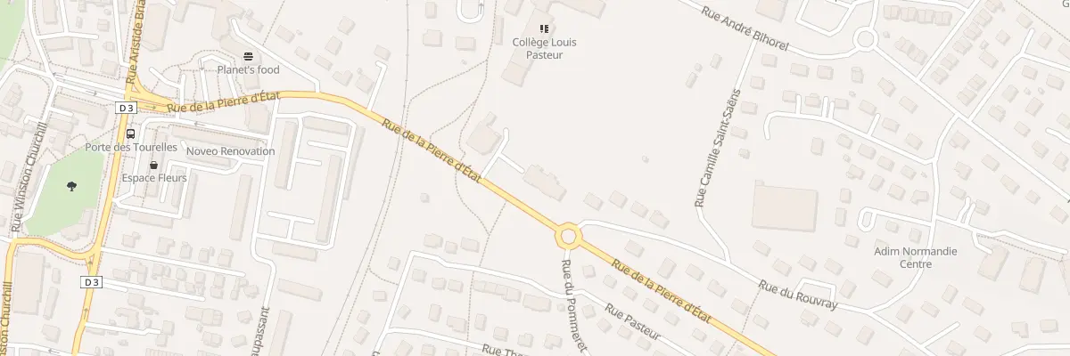 Plan du 375 Rue de la Pierre d’Etat à Petit-Couronne