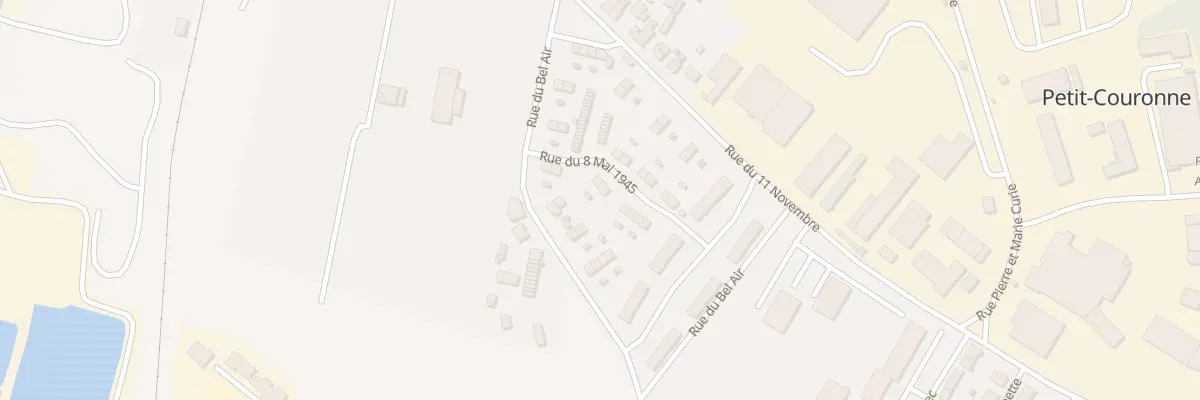 Plan du 76 Rue du Huit Mai à Petit-Couronne