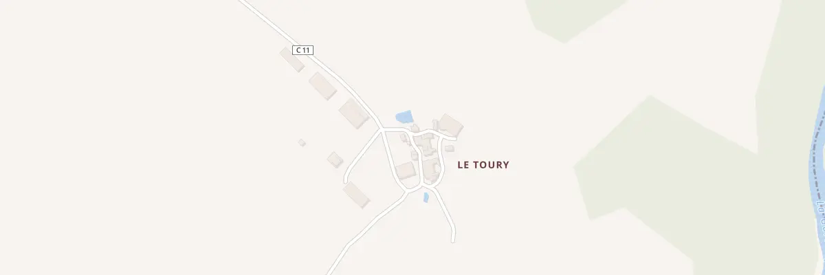 Plan du 5 Le Thoury à Saint-Ouen-sur-Gartempe