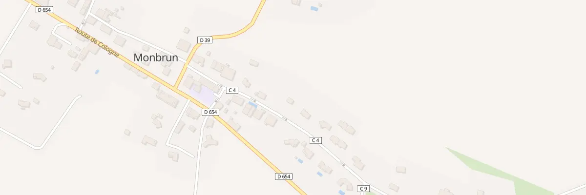 Plan du 199 Rte de Mainville à Monbrun