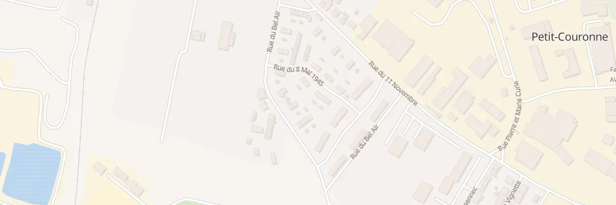 Plan du 98 Rue du Huit Mai à Petit-Couronne