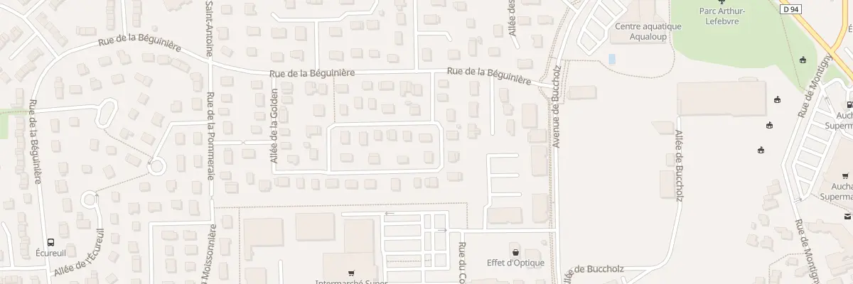 Plan du 5 All de la Reinette à Canteleu