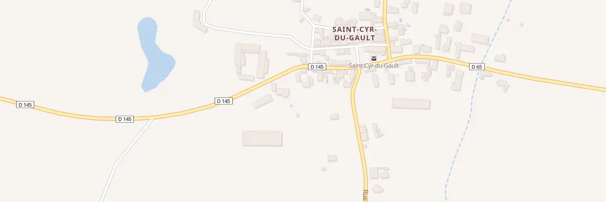 Plan du 9 Rue de la Republique à Saint-Cyr-du-Gault