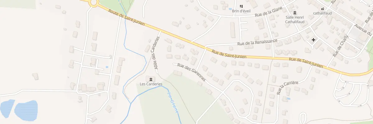 Plan du 8 Rue des Garennes à Oradour-sur-Glane
