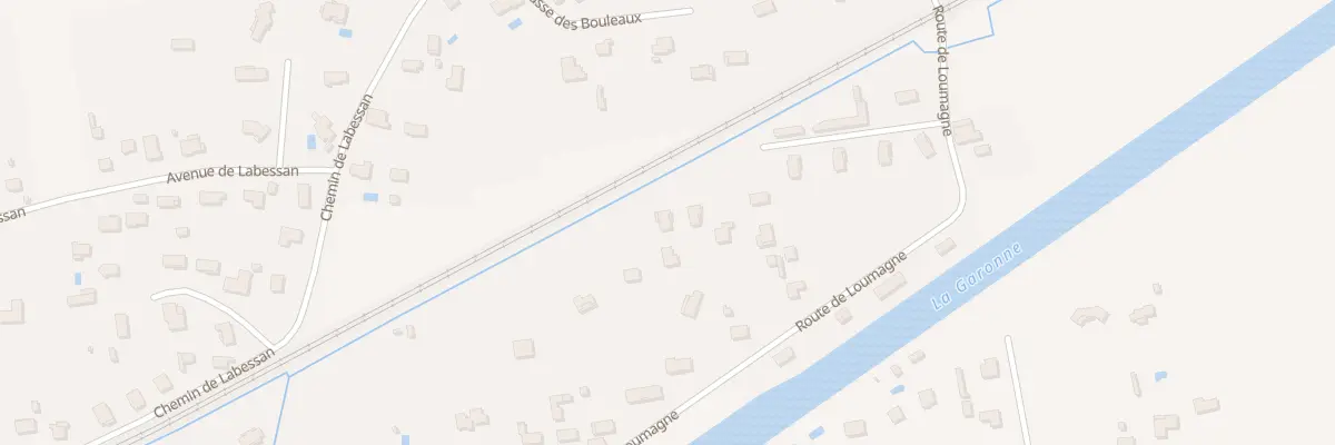 Plan du 47 Rte de Loumagne à Martres-Tolosane
