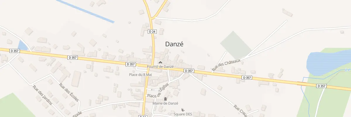 Plan du 7 Rte d’Orléans à Danzé