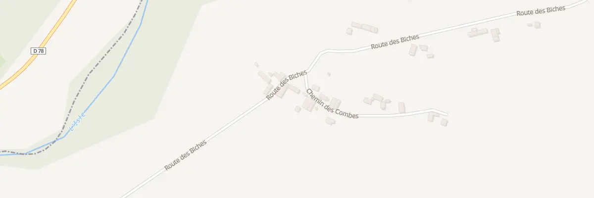 Plan du 672 Combeyrol Sud à Sarrazac