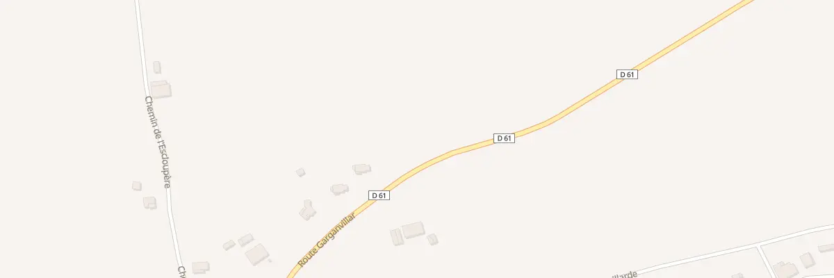 Plan du 891 Rte Garganvillar à Sérignac