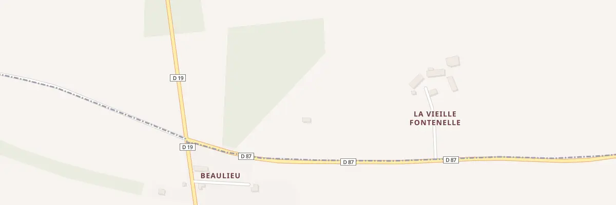 Plan du 2 La Vieille Fontenelle au Poislay