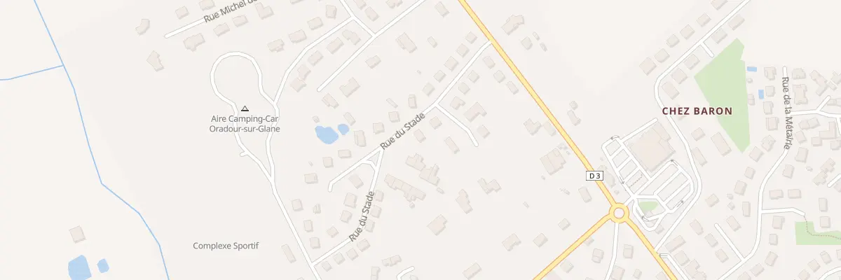 Plan du 15 Rue du Stade à Oradour-sur-Glane
