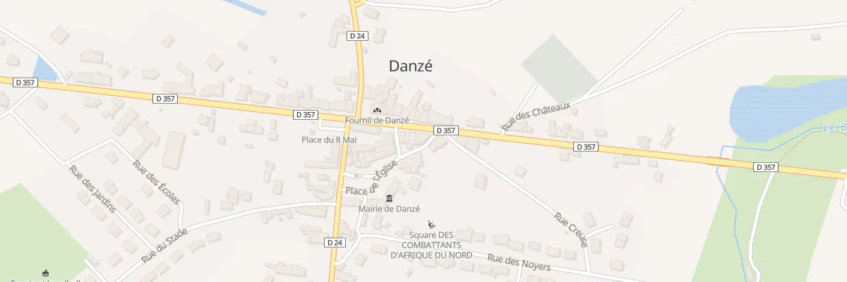 Plan du 6 Rte d’Orléans à Danzé