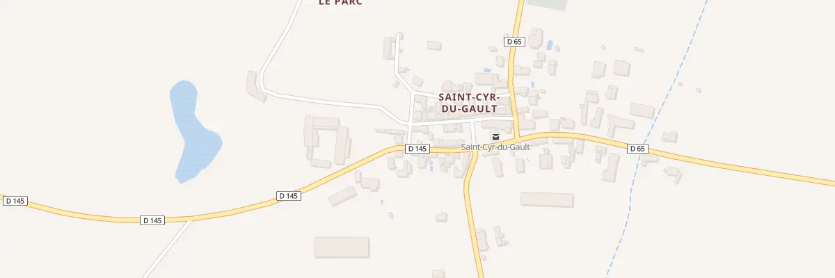 Plan du 2 Imp du Chateau à Saint-Cyr-du-Gault