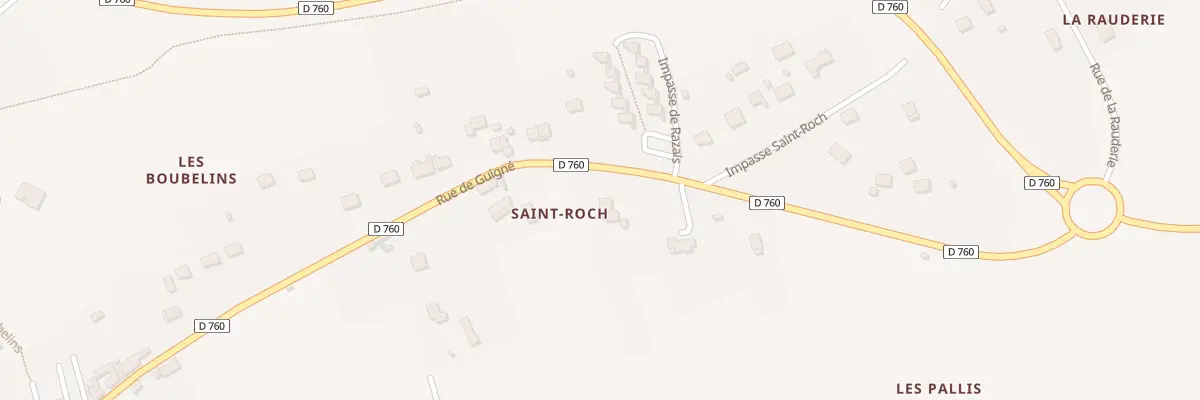Plan du 129 Rue de Guigne à Beaulieu-lès-Loches