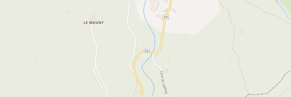 Plan de Prat du Lez à Bordes-Uchentein