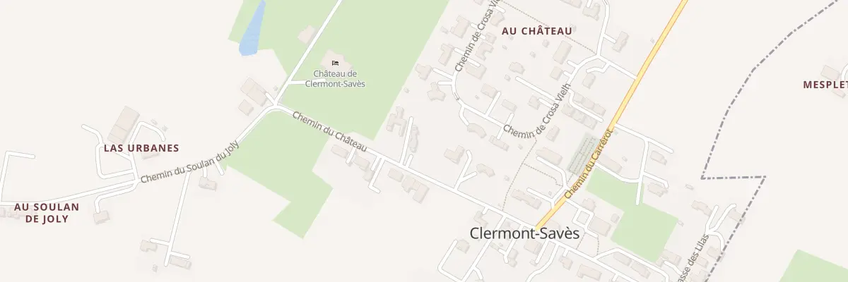 Plan du 175 Che du Château à Clermont-Savès