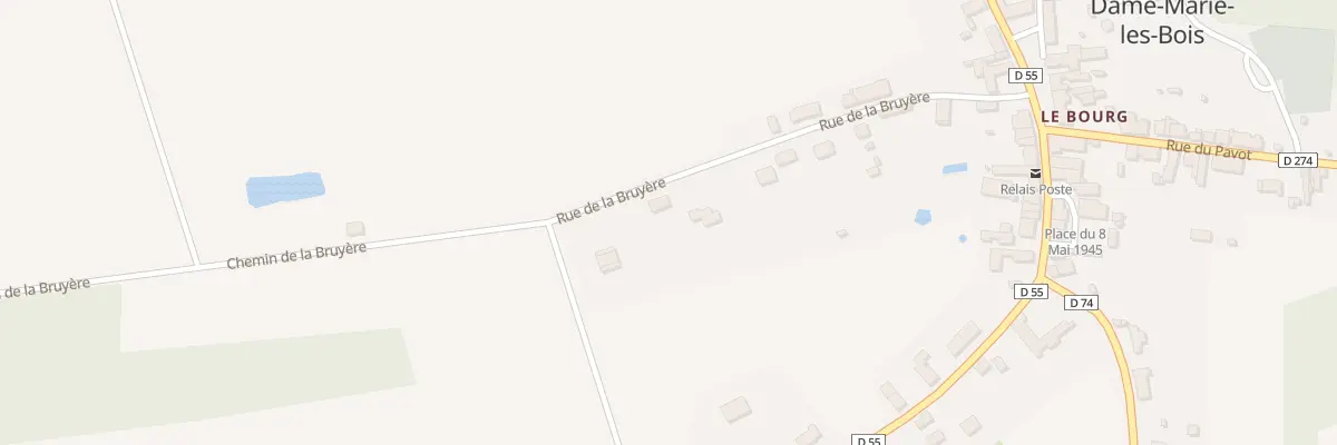 Plan du 9 Rue de la Bruyère à Dame-Marie-les-Bois