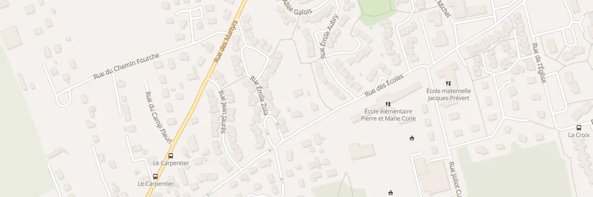 Plan du 497 Rue des Ecoles à Cléon