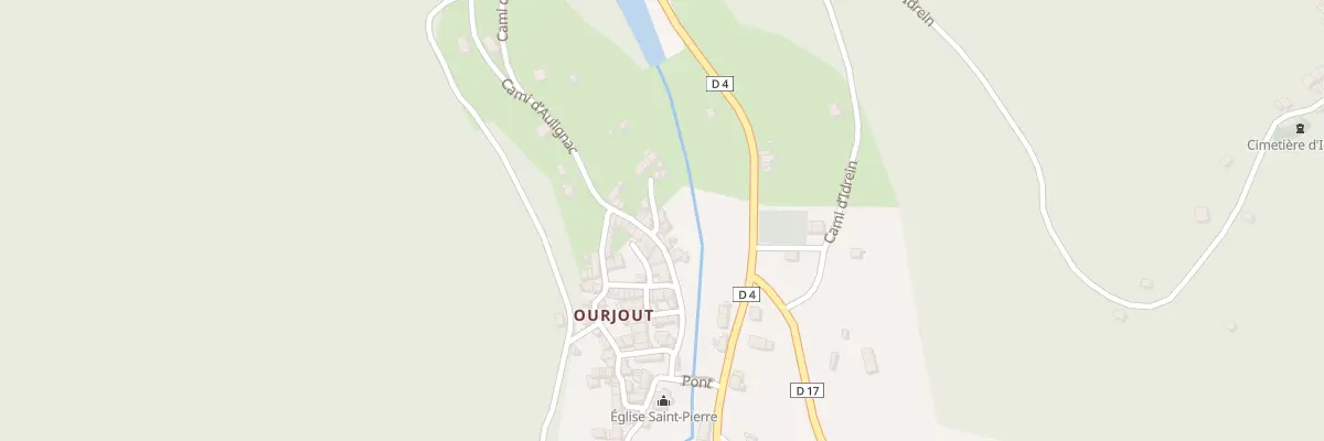 Plan du 222 Ourjout à Bordes-Uchentein