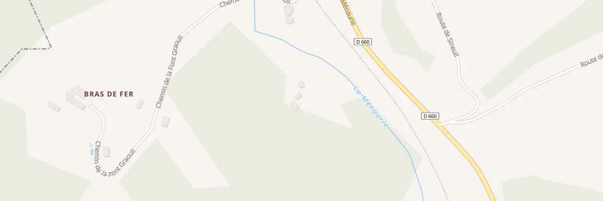 Plan du 199 Che de la Font Graouli à Saint-Cernin-de-l’Herm