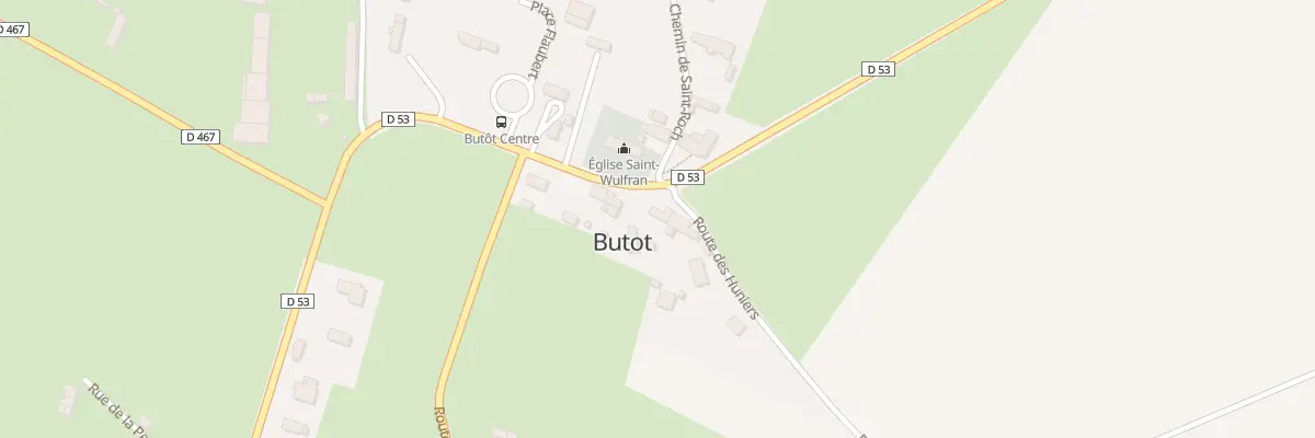Plan du 1 Rue Saint-wulfran à Butot