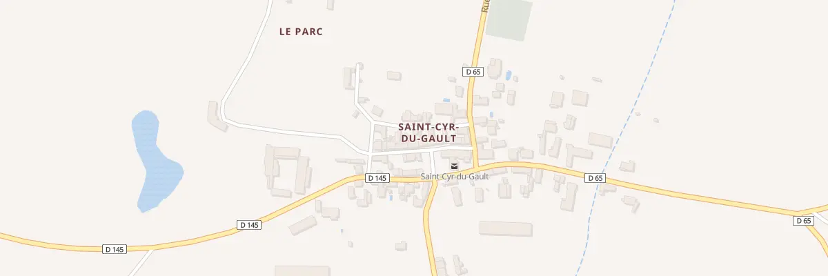 Plan du 6 Rue des Marronniers à Saint-Cyr-du-Gault