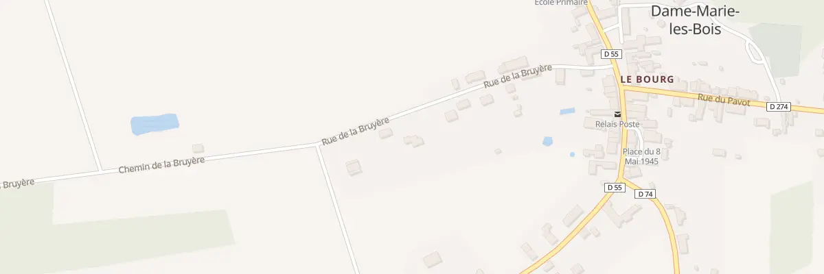 Plan du 7 Rue de la Bruyère à Dame-Marie-les-Bois